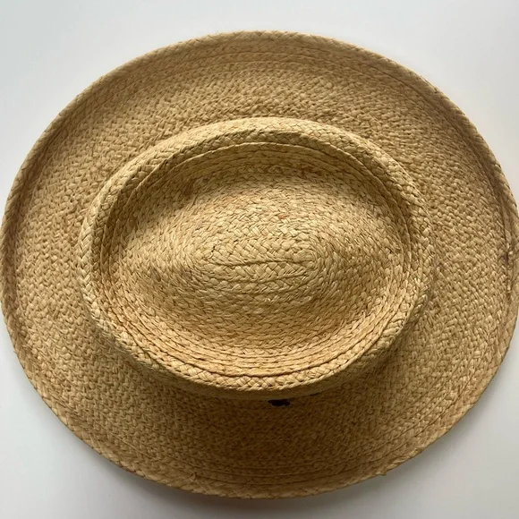 Summer Club Australia Natural Material Woven Straw Wicker Beach Golf Hat - Picture 3 of 5